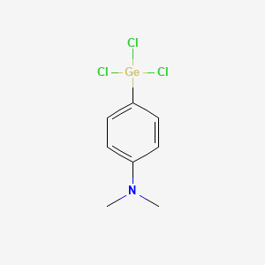 molecular formula C8H10Cl3GeN B14271548 N,N-Dimethyl-4-(trichlorogermyl)aniline CAS No. 138343-03-0