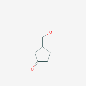 molecular formula C7H12O2 B1427156 3-(Methoxymethyl)cyclopentan-1-one CAS No. 1429421-69-1