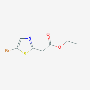 molecular formula C7H8BrNO2S B1427160 Ethyl 2-(5-bromothiazol-2-yl)acetate CAS No. 1221932-57-5