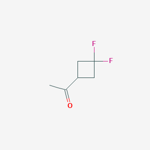 molecular formula C6H8F2O B1427171 1-(3,3-Difluorocyclobutyl)ethan-1-one CAS No. 1621223-57-1