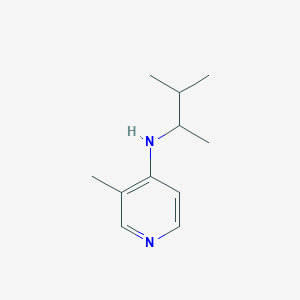 molecular formula C11H18N2 B1427172 3-methyl-N-(3-methylbutan-2-yl)pyridin-4-amine CAS No. 1343678-10-3