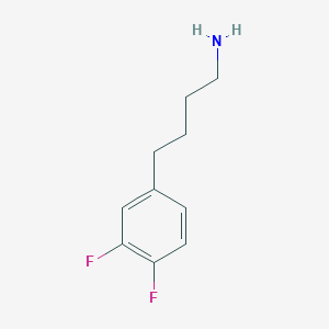 molecular formula C10H13F2N B1427175 4-(3,4-二氟苯基)丁-1-胺 CAS No. 1216231-74-1