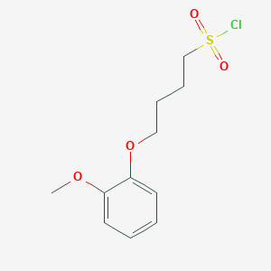 4-(2-Methoxyphenoxy)butane-1-sulfonyl chloride