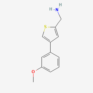 (4-(3-Methoxyphenyl)thiophen-2-yl)methanamine
