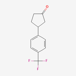 3-(4-(Trifluoromethyl)phenyl)cyclopentanone