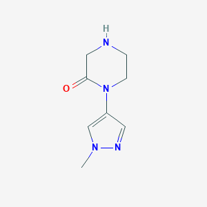 1-(1-methyl-1H-pyrazol-4-yl)piperazin-2-one