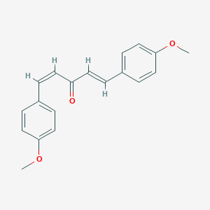 molecular formula C19H18O3 B014272 (1E,4E)-1,5-bis(4-methoxyphenyl)penta-1,4-dien-3-one CAS No. 2051-07-2