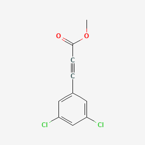 molecular formula C10H6Cl2O2 B1427200 Methyl 3-(3,5-dichlorophenyl)prop-2-ynoate CAS No. 1344359-12-1