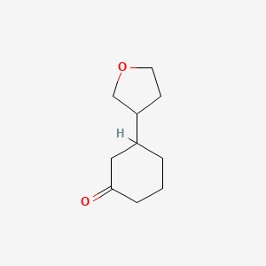 3-(Oxolan-3-yl)cyclohexan-1-one