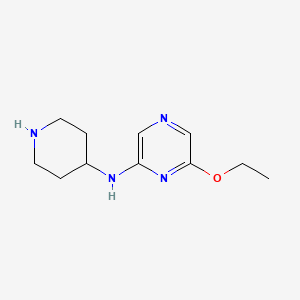 6-ethoxy-N-(piperidin-4-yl)pyrazin-2-amine