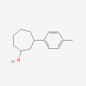 3-(4-Methylphenyl)cycloheptan-1-ol