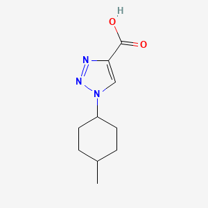 molecular formula C10H15N3O2 B1427212 1-(4-Methylcyclohexyl)-1H-1,2,3-triazole-4-carboxylic acid CAS No. 1486983-05-4