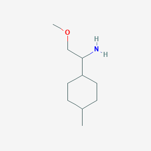 molecular formula C10H21NO B1427213 2-Methoxy-1-(4-methylcyclohexyl)ethan-1-amine CAS No. 1339009-94-7