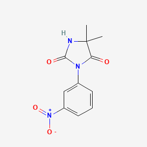5,5-Dimethyl-3-(3-nitrophenyl)imidazolidine-2,4-dione