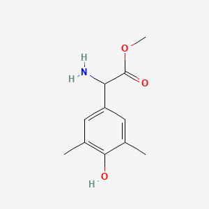 Methyl 2-amino-2-(4-hydroxy-3,5-dimethylphenyl)acetate