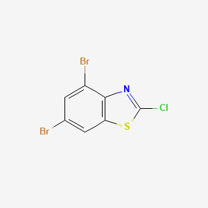 4,6-Dibromo-2-chlorobenzo[d]thiazole