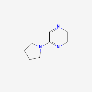 Pyrazine, 2-(1-pyrrolidinyl)-