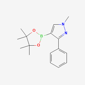 1-methyl-3-phenyl-4-(4,4,5,5-tetramethyl-1,3,2-dioxaborolan-2-yl)-1H-pyrazole
