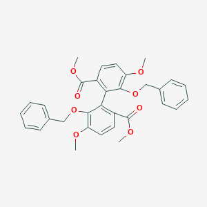 Methyl 4-methoxy-2-(3-methoxy-6-methoxycarbonyl-2-phenylmethoxyphenyl)-3-phenylmethoxybenzoate