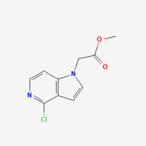 molecular formula C10H9ClN2O2 B1427265 methyl 2-(4-chloro-1H-pyrrolo[3,2-c]pyridin-1-yl)acetate CAS No. 494767-41-8