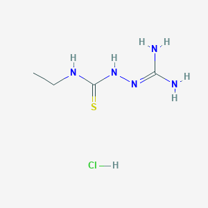 molecular formula C4H12ClN5S B1427268 1-乙基-3-胍基硫脲盐酸盐 CAS No. 381670-29-7