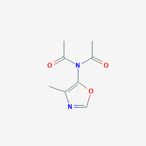 N-Acetyl-N-(4-methyl-1,3-oxazol-5-yl)acetamide