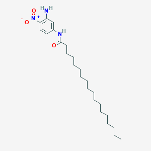 molecular formula C24H41N3O3 B14273084 N-(3-Amino-4-nitrophenyl)octadecanamide CAS No. 135792-50-6