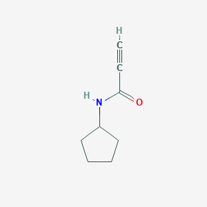 molecular formula C8H11NO B1427310 N-环戊基丙-2-炔酰胺 CAS No. 1207294-10-7