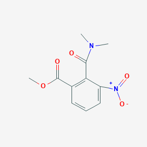 molecular formula C11H12N2O5 B14273127 Methyl 2-(dimethylcarbamoyl)-3-nitrobenzoate CAS No. 129356-57-6