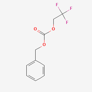 molecular formula C10H9F3O3 B14273164 Benzyl 2,2,2-trifluoroethyl carbonate CAS No. 138769-40-1