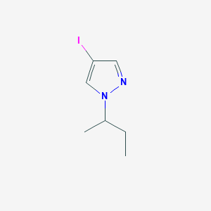 molecular formula C7H11IN2 B1427324 1-(sec-Butyl)-4-iodo-1H-pyrazole CAS No. 1339666-74-8