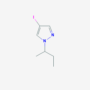 molecular formula C7H11IN2 B1427324 4-Iodo-1-(methylpropyl)pyrazole CAS No. 1339666-74-8
