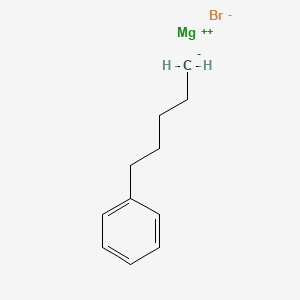 molecular formula C11H15BrMg B14273242 Magnesium, bromo(5-phenylpentyl)- CAS No. 135873-40-4