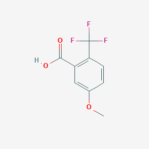 molecular formula C9H7F3O3 B1427327 5-methoxy-2-(trifluoromethyl)Benzoic acid CAS No. 716-31-4