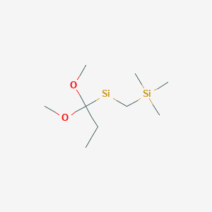 molecular formula C9H22O2Si2 B14273359 CID 78061055 