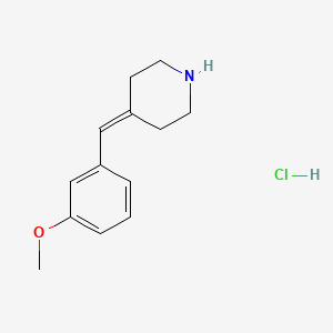 4-[(3-Methoxyphenyl)methylidene]piperidine hydrochloride