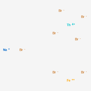molecular formula Br7FeNaTh B14273466 Iron(2+) sodium thorium(4+) bromide (1/1/1/7) CAS No. 136699-65-5