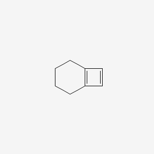 molecular formula C8H10 B14273562 Bicyclo[4.2.0]octa-1(8),6-diene CAS No. 185682-88-6