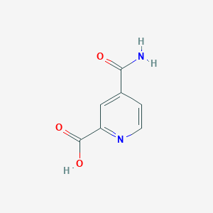 molecular formula C7H6N2O3 B1427358 4-Carbamoylpyridine-2-carboxylic acid CAS No. 24195-08-2