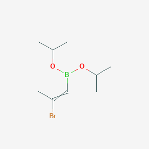 molecular formula C9H18BBrO2 B14273596 Dipropan-2-yl (2-bromoprop-1-en-1-yl)boronate CAS No. 154990-20-2