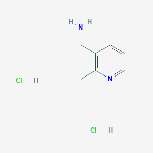 molecular formula C7H12Cl2N2 B1427361 (2-Methylpyridin-3-yl)methanamine dihydrochloride CAS No. 58539-66-5