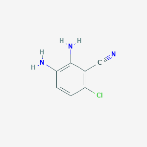 molecular formula C7H6ClN3 B1427367 2,3-Diamino-6-chlorobenzonitrile CAS No. 548457-80-3