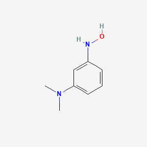 molecular formula C8H12N2O B14273671 N~3~-Hydroxy-N~1~,N~1~-dimethylbenzene-1,3-diamine CAS No. 155134-43-3