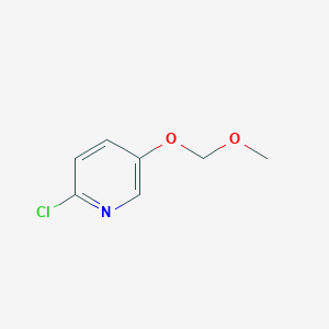 molecular formula C7H8ClNO2 B1427378 2-Chloro-5-(methoxymethoxy)pyridine CAS No. 877133-56-7