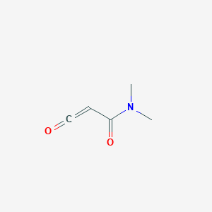 molecular formula C5H7NO2 B14273783 N,N-Dimethyl-3-oxoprop-2-enamide CAS No. 157372-63-9