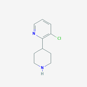 molecular formula C10H13ClN2 B1427382 3-氯-2-(哌啶-4-基)吡啶 CAS No. 899356-99-1