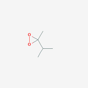 molecular formula C5H10O2 B14273852 3-Methyl-3-(propan-2-yl)dioxirane CAS No. 138629-57-9