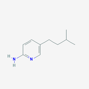molecular formula C10H16N2 B1427387 5-异戊基吡啶-2-胺 CAS No. 1368115-11-0