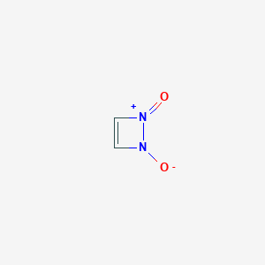 molecular formula C2H2N2O2 B14273874 1-Oxo-1,2-diazet-1-ium-2(1H)-olate CAS No. 130312-38-8