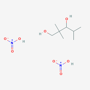 molecular formula C8H20N2O8 B14273924 Nitric acid;2,2,4-trimethylpentane-1,3-diol CAS No. 184900-90-1